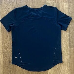 Lululemon Athletica Dark Blue Short Sleeve Tee